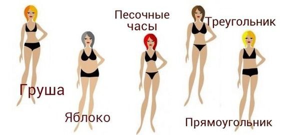 Типы женских фигур